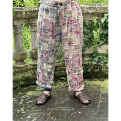 pantalon Charmie in Madras Pink