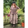 T-shirt 44942 GENNA Dark mauve jersey Ewa i Walla - 9