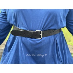 belt ANNY 99163 Black leather