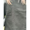 blouse 44928 GUNELL Black linen Ewa i Walla - 17