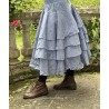 skirt / petticoat 22209 TINE Light blue hard voile Ewa i Walla - 3
