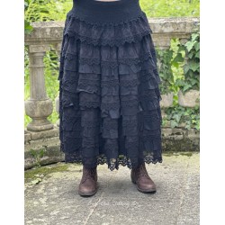 skirt 22206 JINELLE Black organdie