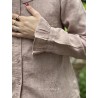 blouse 44928 GUNELL Dust pink linen Ewa i Walla - 32