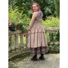 dress 55822 AUSTINE Dust pink linen Ewa i Walla - 11