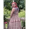 dress 55822 AUSTINE Dust pink linen Ewa i Walla - 12