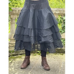 skirt / petticoat 22209 TINE Black hard voile