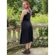 dress 55806 UNDRA Black natural viscose Ewa i Walla - 5