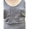 dress 55806 UNDRA Dim grey natural viscose Ewa i Walla - 11