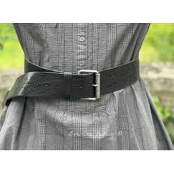 belt EBON 99162 Black leather