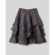 skirt / petticoat 22209 TINE Dim grey hard voile Ewa i Walla - 13