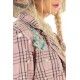 veste Kelley in Telephone Check Magnolia Pearl - 16