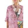 chemise Laurel in Cabbage Rose Magnolia Pearl - 19