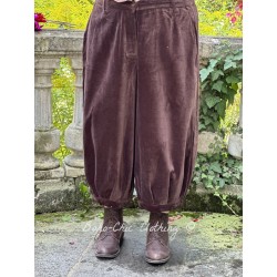 pantalon GABI velours Aubergine Les Ours - 1