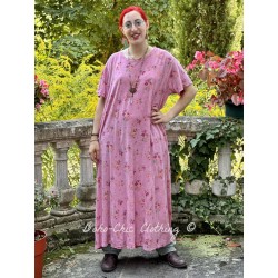 robe Floral in Valentine Pink
