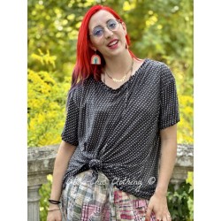 T-shirt Dot Print in Charlie Magnolia Pearl - 1