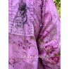 chemise Laurel in Cabbage Rose Magnolia Pearl - 34