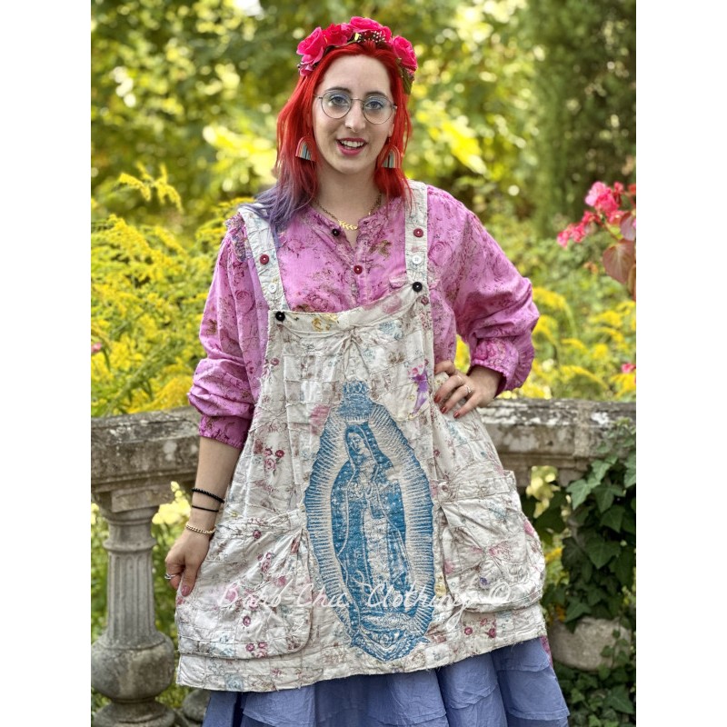 apron tunic Floral Eli Faye Guadalupe in Moonlight - Boho