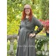 dress STAPELIA Black linen Les Ours - 9