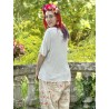 wrap top Origami in Moonlight Magnolia Pearl - 3