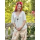wrap top Origami in Moonlight Magnolia Pearl - 2