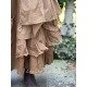 skirt GENTIANE Cinnamon linen and organza Les Ours - 31