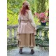 skirt GENTIANE Cinnamon linen and organza Les Ours - 10