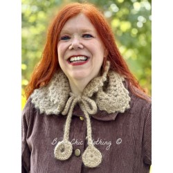 collar scarf CUNEGONDE Cinnamon wool Les Ours - 1