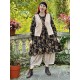 tunic VIGNE Black floral cotton Les Ours - 13