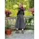 dress STAPELIA Black linen Les Ours - 4