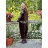 gilet réversible FEVE velours Aubergine Les Ours - 5