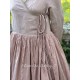 dress COTUPE Pink linen and cotton voile Les Ours - 14