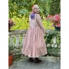 dress COTUPE Pink linen and cotton voile Les Ours - 6