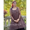 T-shirt ALYCIA Aubergine cotton tulle Les Ours - 5