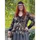 blouse AVOINE Black floral cotton Les Ours - 7