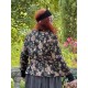blouse AVOINE Black floral cotton Les Ours - 14