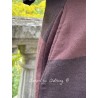 pants GASTON Aubergine woolen cloth with large checks Les Ours - 10