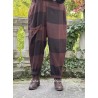 pantalon GASTON drap de laine Aubergine à grands carreaux Les Ours - 6