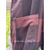 pantalon GASTON drap de laine Aubergine à grands carreaux Les Ours - 11