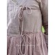 dress COTUPE Pink linen and cotton voile Les Ours - 21