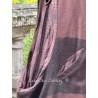 tunic PENSEE Aubergine woolen cloth with large checks Les Ours - 23