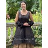 tunic MILLET Black organza Les Ours - 8
