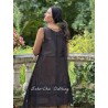 tunic MILLET Black organza Les Ours - 10