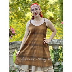 dress LEA Cinnamon check cotton