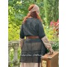 tunic MILLET Black organza Les Ours - 3