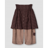 skirt 22192 TORUM Dark mauve with polka dots cotton Ewa i Walla - 10