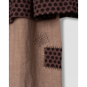 skirt 22192 TORUM Dark mauve with polka dots cotton Ewa i Walla - 12