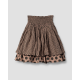 skirt 22194 EWA Walnut with polka dots cotton Ewa i Walla - 16