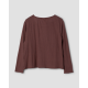 pullover 44943 TYRA jersey Mauve foncé Ewa i Walla - 28