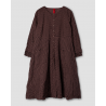 dress 55807 FILIPPA Dark mauve with polka dots cotton Ewa i Walla - 20