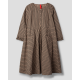 dress 55807 FILIPPA Walnut with polka dots cotton Ewa i Walla - 17